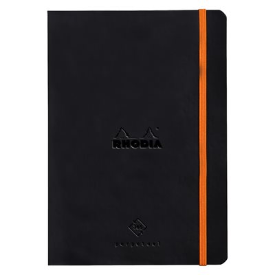 RHODIARAMA PERPETUAL DIARY 90G. 64s. 5.75x8.25 BLACK