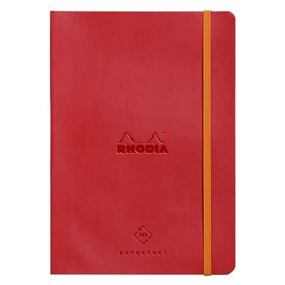 #RHODIARAMA AGENDAS PERPÉTUEL A5 90G. 128p. COQUELICOT