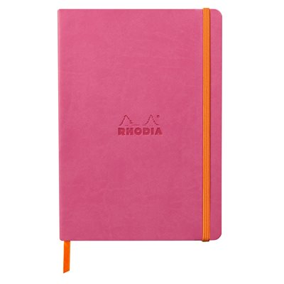 RHODIARAMA CAHIER SOUPLE DOT A5 FUCHSIA