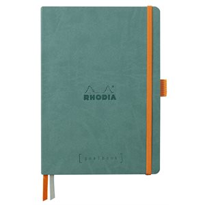 Rhodiarama softcover Goalbook AQUA A5 120 dot sh. 90g ivo