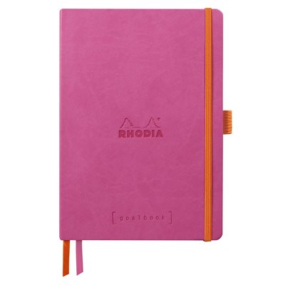 Rhodiarama softcover Goalbook FUCHSIA A5 120 dot sh. 90g