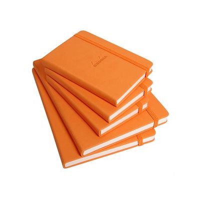 RHODIA WEBNOTEBOOK BLANK 5.75x8.25 ORANGE