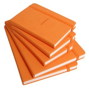 RHODIA WEBNOTEBOOK BLANK 5.75x8.25 ORANGE