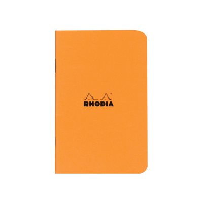 RHODIA CARNET PIQUÉ 5 / 5 75x120 ORANGE