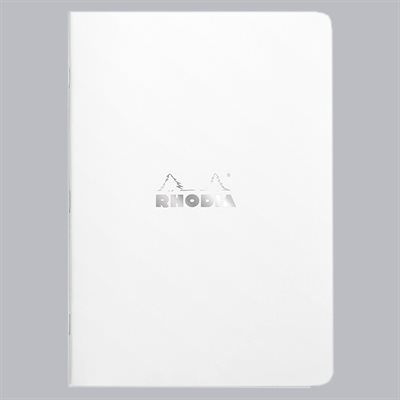 Cahier piqué Blanc Rhodia