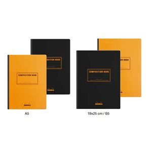 RHODIA CLASSIC ORANGE COMPOSITION BOOK 5 / 5, 5.75x8.5