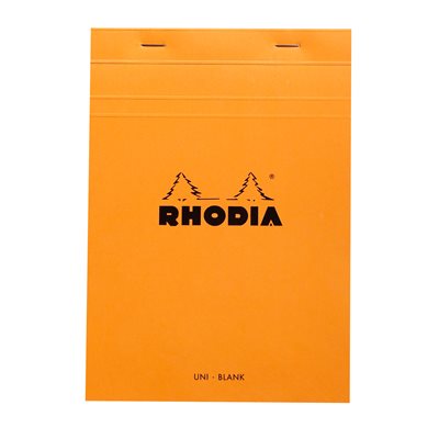 RHODIA BLOC #16 UNI 148x210 ORANGE