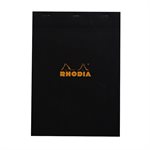 Rhodia Head Stapled Pad Black