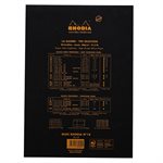 Rhodia Head Stapled Pad Black