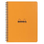 Cahier spiralé Orange Rhodia