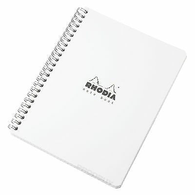 RHODIA CAHIER SPIRALÉ BLANC