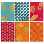 #Neo Deco "Collection Mi-Saison" carnet piqûre textile 14,8x