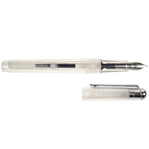 TRANSPARENT PEN WITH POMP