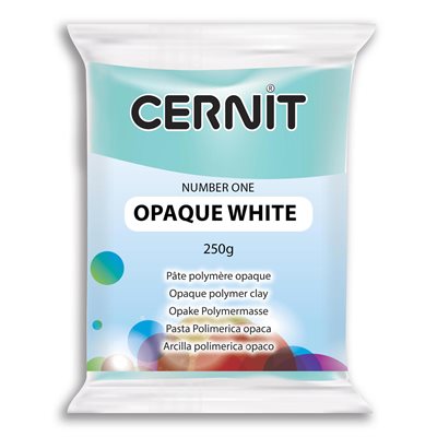 Cernit n°1 250 g Blanc opaque