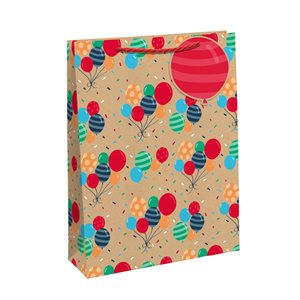 #Kraft balloons large bag 26,5x14x33cm