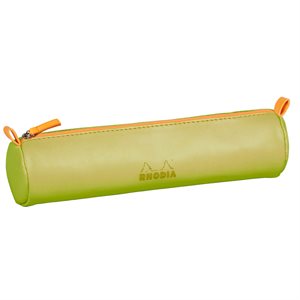 **RHODIARAMA ROUND PENCIL CASE ANISE GREEN