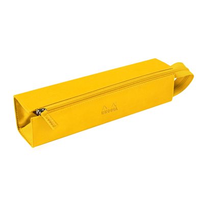 Rhodiarama zippered hard case pencil box DAFFODIL italian le