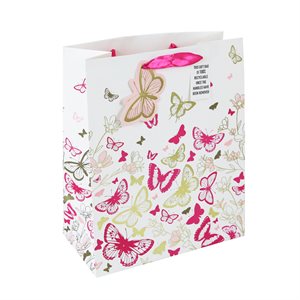 #Butterflies large bag 26,5x14x33cm