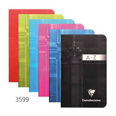 STAPLEBOUND A-Z NOTEBOOK LINED 96p 5¾x8¼