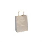 #Bag plain kraft 100g, 16x8x21cm, Silver