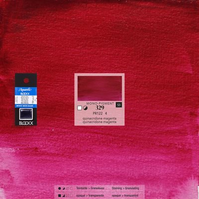 Aquarelle Quinacridone Magenta - 1 / 2 godet