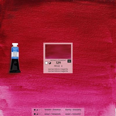 Watercolour Quinacridone magenta - 15ml tube