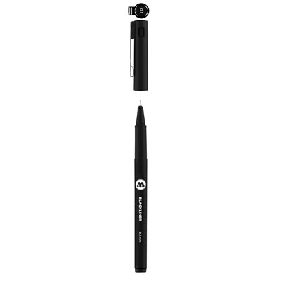 MOLOTOW BLACKLINER 0.1MM NOIR