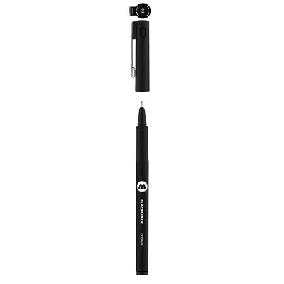 MOLOTOW BLACKLINER 0.2MM NOIR