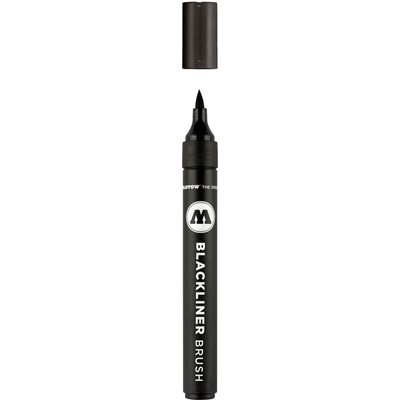 MOLOTOW BLACKLINER BRUSH BLACK