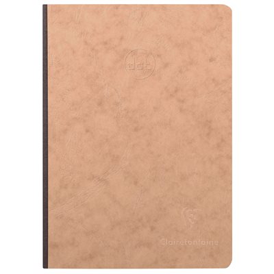 AGE-BAG CAHIER DOS TOILÉ DOTS A5 192p.TABAC