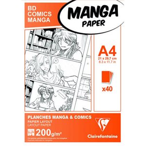 maMANGA BD / COMIC PACK A4 40s O 200g