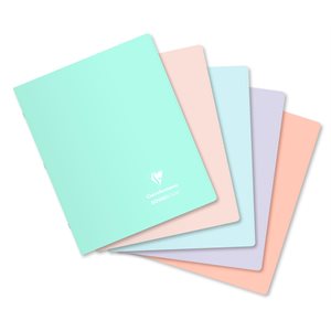 KOVERBOOK BLUSH, STAPLEBOUND OPAQUE PP BICOLOR 48sh L +MARGI