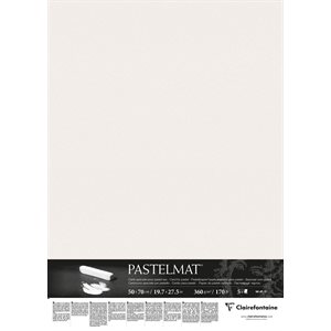 PASTELMAT 170lb 5s 20x28 WHITE