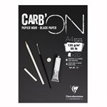 BLOC ENCOLLÉ CARBON 160g 30fs NOIR