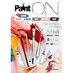 PAINTON BLOC DE 24 FEUILLES 250g. ass.  FEUILLES n°6 A4