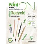 PaintON Recycled paper pad A5 30 sheets White 250g