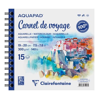 Carnet Aqua RI 19x20cm 15F G MF 300g F