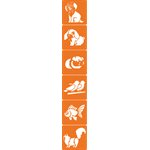 6 Assorted Stencils Domestic Animals