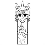 Graffy Bookmark, Unicorns