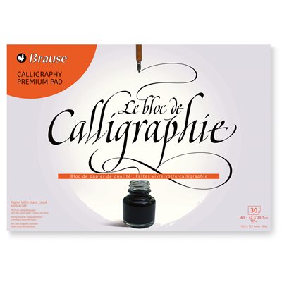 BLOC DE CALLIGRAPHIE 