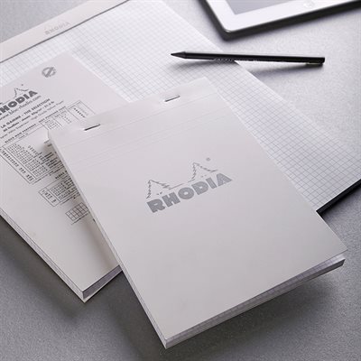 Rhodia Head Stapled Pad White