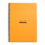 RHODIA CAHIER SPIRAL LIGNÉ A4+ ORANGE