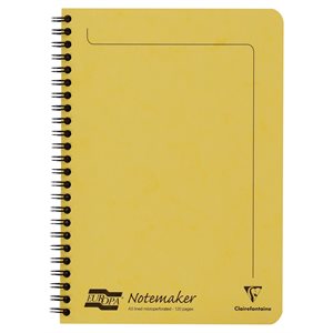 NOTEMAKER LINED 120p 5.75x8.75 LEMON