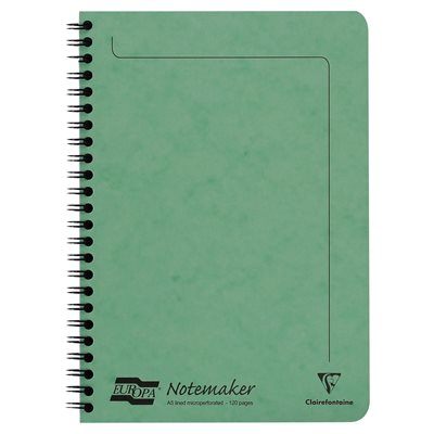 NOTEMAKER LINED 120p 5.75x8.75 LIME