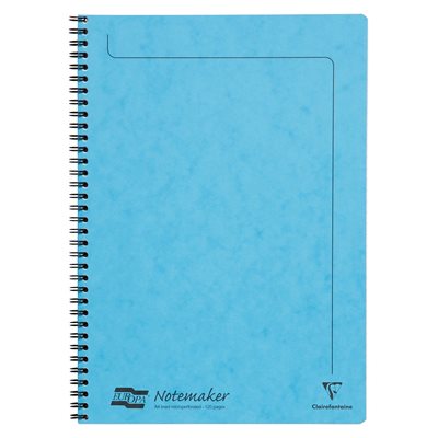 NOTEMAKER LINED 120p 8.25x11.75 TURQUOISE