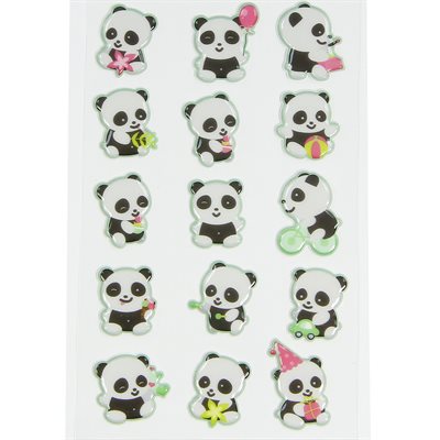 Autocollants Cooky pandas