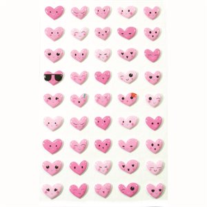 COOKY STICKER EMOTICONES HEARTS