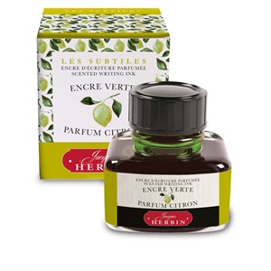 Encre parfumée verte parfum citron 30ml