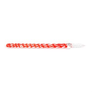 Straight glass pen 16cm-rouge caroubier