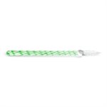 Plume de verre droite Vert Pré 16cm